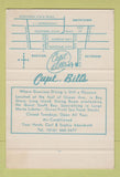 Matchbook Cover - Captain Bill's Bayshore LI NY SAMPLE 40 Strike