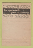 Matchbook Cover - Blue Gable Inn Chillicothe OH 40 Strike