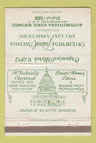 Matchbook Cover - Enterprise Federal Savings Washington DC 40 Strike