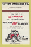 Matchbook Cover - Massey Ferguson Tractors Wilmington OH WORN 40 Strike