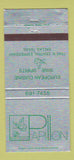 Matchbook Cover - Papillon Restaurant Dallas TX WEAR 30 Strike