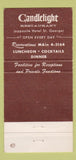 Matchbook Cover - Candlelight Restaurant Brooklyn NY 30 Strike