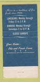 Matchbook Cover - French Leone's Restaurant New York City 30 Strike