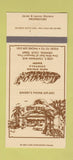 Matchbook Cover - Moreno's Orange CA restaurant 30 Strike
