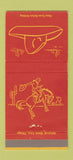 Matchbook Cover - Fred Harvey Cowboy 30 Strike