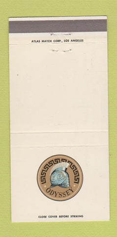 Matchbook Cover - Odyssey Restaurant Anaheim CA 30 Strike