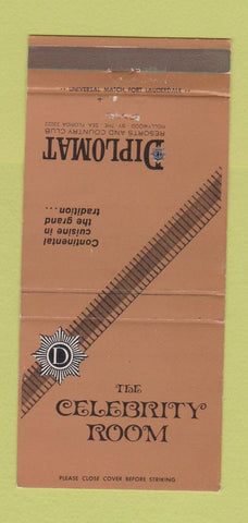Matchbook Cover - Diplomat Resorts Hollywood FL 30 Strike