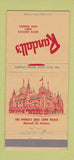Matchbook Cover - Randall's Grocery Mitchell SD Corn Palace 30 Strike