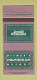 Matchbook Cover - Walt Disney World Polynesian Resort 30 Strike