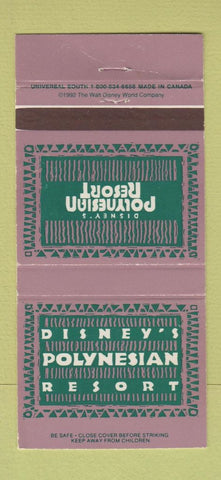 Matchbook Cover - Walt Disney World Polynesian Resort 30 Strike