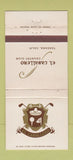 Matchbook Cover - El Caballero Country Club Tarzana CA 30 Strike
