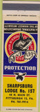 Matchbook Cover - Matchbook Cover Moose Lodge Pittsburgh PA