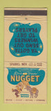 Matchbook Cover - Dick Graves' Nugget Casino Sparks NV WEAR 30 Stick