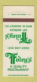 Matchbook Cover - Foley's Restaurant Akron OH 30 Strike