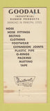 Matchbook Cover - Goodall Winnipeg MB 30 Strike