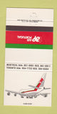 Matchbook Cover - Air Portugal Airline 30 Strike