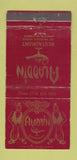 Matchbook Cover - Aladdin Restaurant Anaheim CA WORN 30 Strike
