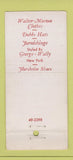 Matchbook Cover - Louis Clothes Boston MA 30 Stick