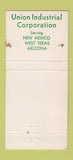 Matchbook Cover - Union Industrial Mine Mill Supply 30 Strike