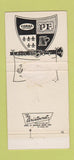 Matchbook Cover - Pete Fountain's French Quarter Inn New Orleans LA 30 Strike