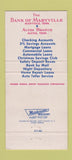 Matchbook Cover - Bank of Maryville TN 30 Strike