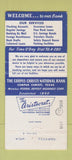 Matchbook Cover - Corpus Christi National Bank TX 30 Strike