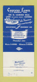 Matchbook Cover - Cypress Lawn Memorial Park Colma CA 30 Strike