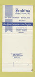 Matchbook Cover - Jenkins Funeral Home Westlake OH WEAR 30 Strike