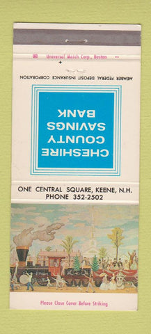Matchbook Cover - Cheshire County Savings Bank Keene NH 30 Strike