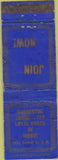 Matchbook Cover - Matchbook Cover Moose Lodge Barberton OH WORN
