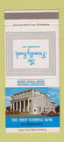 Matchbook Cover - First National Bank Clinton NJ 30 Strike