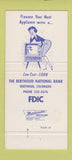Matchbook Cover - Berthoud National Bank Colorado 30 Strike