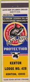 Matchbook Cover - Matchbook Cover Moose Lodge Kenton OH