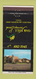 Matchbook Cover - Oak Hill Savings Bank Jackson Oak Hill OH 30 Strike