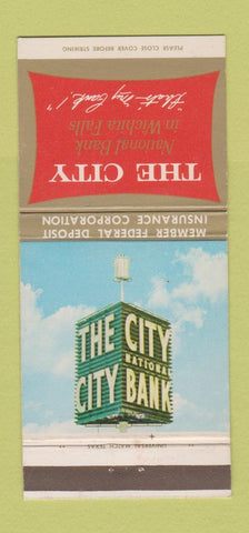 Matchbook Cover - City National Bank Wichita Falls TX 30 Strike