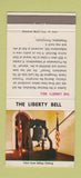 Matchbook Cover - New Hampshire Savings Bank Concord NH Liberty Bell 30 Strike