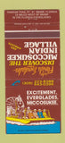 Matchbook Cover Miccosukee Indian Village Tamiami Trail FL Everglades 30 Strike