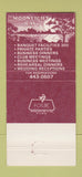 Matchbook Cover - Harvest Moon Columbia MO WEAR 30 Strike