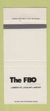 Matchbook Cover - FBO Sabreliner St Louis Airport Lambert MO 30 Strike