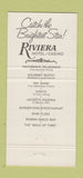 Matchbook Cover - Rik Shaw Chinese Riviera Casino Las Vegas NV 30 Strike