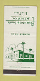 Matchbook Cover - Elsa State Bank and Trust TX 30 Strike