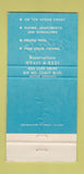 Matchbook Cover - Laguna Shores Resort Motor Hotel Laguna Beach CA 30 Strike