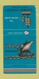 Matchbook Cover - Kona Inn San Diego CA Voyager SAMPLE WEAR 30 Strike