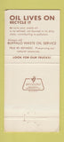 Matchbook Cover - Buffalo Waste Oil Service Rochester Buffalo NY WEAR 30 Strike