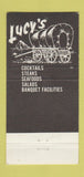 Matchbook Cover - Lucy's Long Beach CA 30 Strike