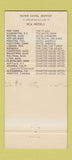Matchbook Cover - Silver Gavel Service HCA Hotels 30 Strike