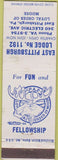 Matchbook Cover - Matchbook Cover Moose Lodge East Pittsburgh PA