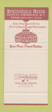 Matchbook Cover - Springfield House NJ SAMPLE 30 Strike