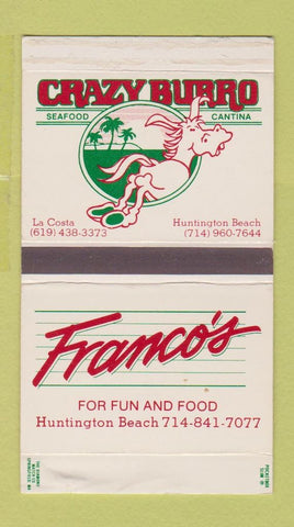 Matchbox - Franco's Crazy Burro La Costa Huntington Beach CA