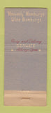 Matchbook Cover - Hamburg Heaven New York City 21 Strike Feature